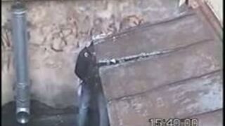 Students open air oral sex