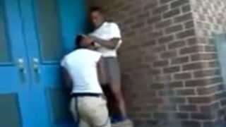 Vanilla - Black Teen Slut Sucks Cock In Public