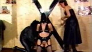 Hooded Slave hard SM session