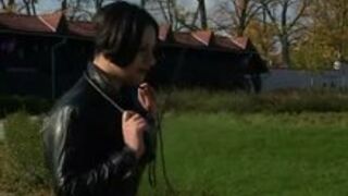 Outdoor fun for the mistress