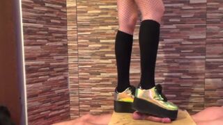 Cock Crush with Heavy Platform Boots