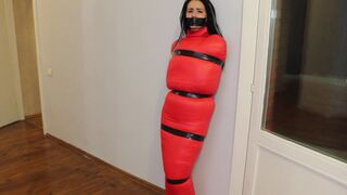 Left outside in Red Bag