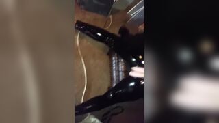 Toyed Latex girlfriend