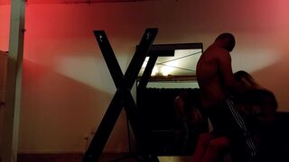 Submissive wife in Dungeon