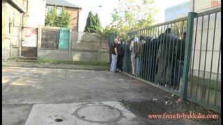 Gangbang 163 Guys Sweet Lolly French Bukkake Part