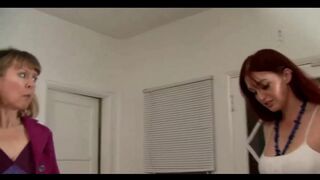 Hot Redhead Spanked Hard By Mom And