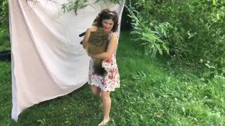 I Enjoy Swallowing His Cum And Piss After He Makes Me Gag On His Cock In The Toilet.