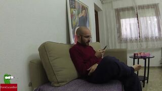 Inspecting The Pubic Hair Of Her Pussy