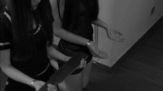 Chinese Babe Severely Spanked On The