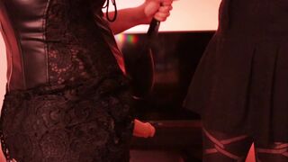 Sissy Slave in Chastity Pegged