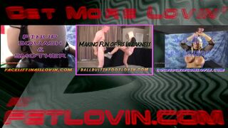 Blond Babe Ball Boxing