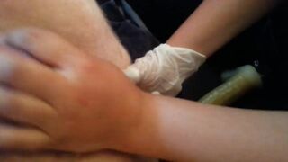 French Mistress Fisting Her Slave