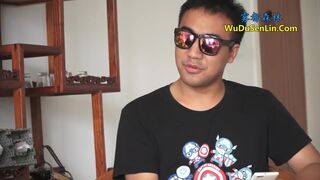 Chinese Girl Ball Gagged and Chair Bound