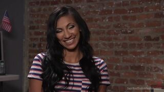 Sexy chick bound for the taking