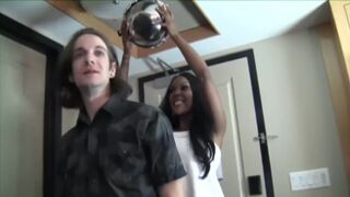 Interracial Femdom - Slaveboy to use