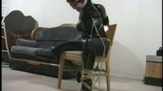 Woman in Catsuit bound