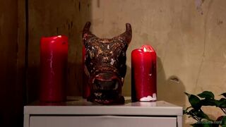 If you don't keep your hands off your cock I will do it for you!