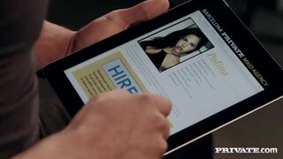 Maid Julia Roca Gets Wet in the Shower While Taking a Hard Pumping