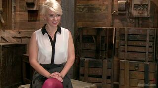 Blond College Student Tied Tight and Brutally Fucked