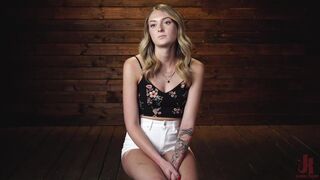 Charlotte Sins: Tall Blonde Beauty Makes Her Debut