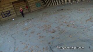 Liza Flogging And Kicking Balls