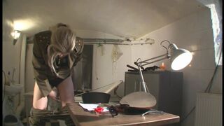 Pegged And Degraded Male Slave