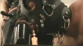 Humiliated Hooded Male Slave