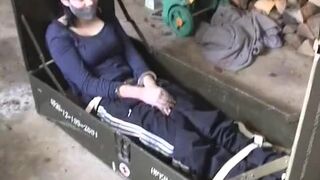 Naked and Chained Housemaid