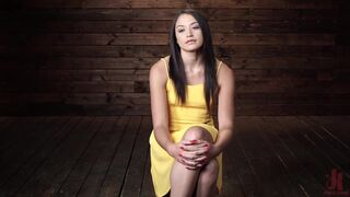 Avi Love: Young, Sexy Rope Slut Tormented and Made to Cum in Bondage