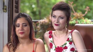 Petite Slut Nerea Falco Shaves Head and Gets Gang Fucked in Public!