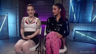 The Eager Electroslut: Bound, shocked and fisted!