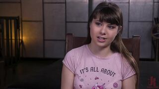 EuroTeen BDSM Whore Luna Rival Anal Fucked in Brutal Rope Bondage!