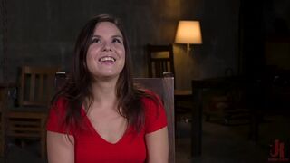 Tiny Masochist Juliette March Coerced into Bondage and Anally Fucked