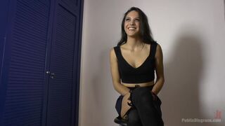 Perky Carolina Dragged Through Crowded Park & Fisted in Dirty Club