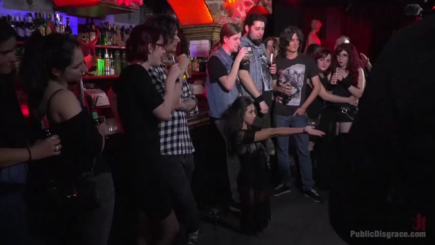 Underground Goth Club turns into a Wild Fuck Party!