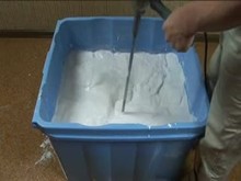 Japan sweet broad is Casted in Concrete Box
