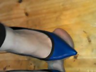 Brutal Ball Stomping with High Heels