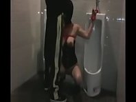 Japanese toilet slave