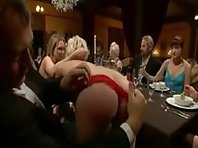 Blonde humiliated in front of audience